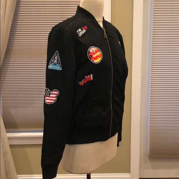 MC Lorene Bomber Jacket with Patches - Picture 4 of 6